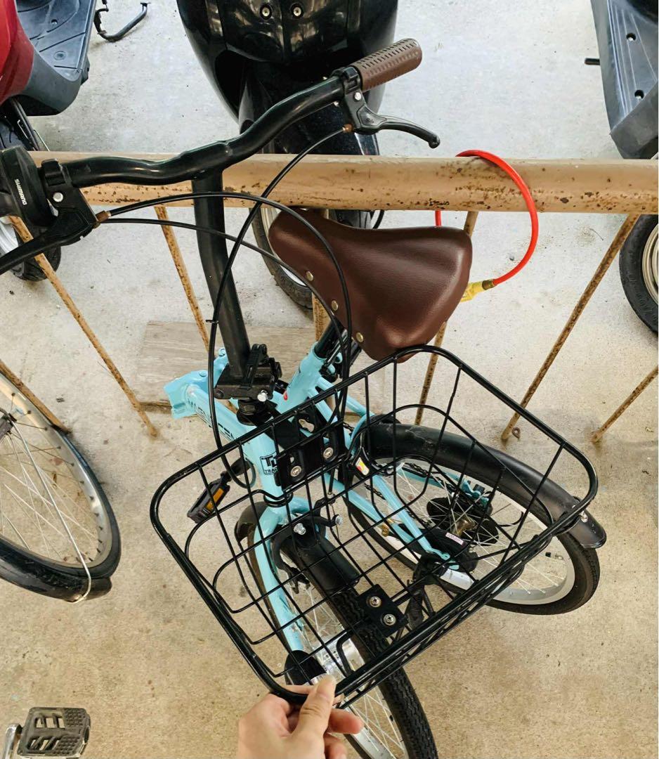 MAGNIFICENT 折りたたみ自転車 水色