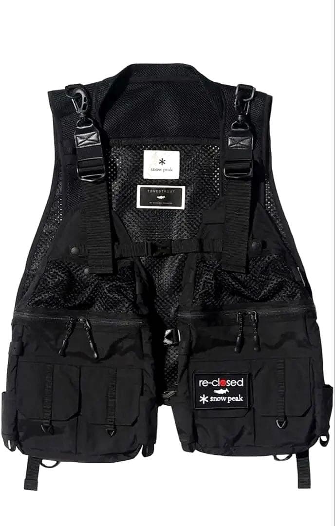 フィッシングベスト　【新品未使用】 peak スノーピーク　黒
