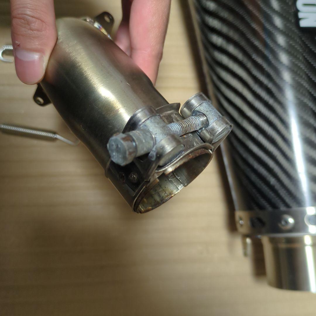 SV650 SCORPION セルケトテーパー スリップオンマフラー