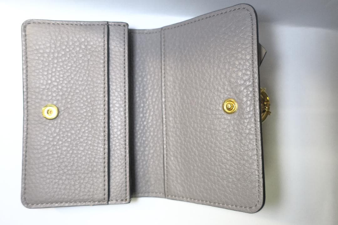 クロエ　カードケース　カシミヤグレー