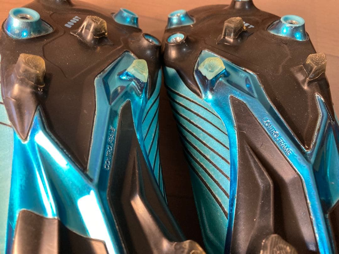 アディダス プレデター19+ sg 27.5cm ブルー サッカースパイク 緑