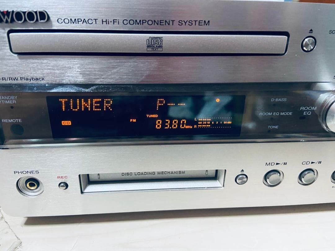 【ジャンク】KENWOOD ミニコンポ R-K700