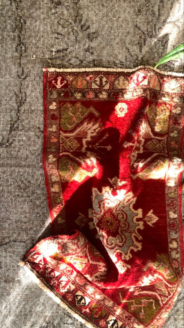 50×98 \"Christmas rose\" ViNTAGE RUG