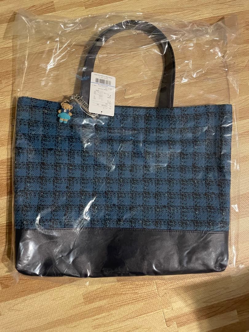 新品　バッグ Charmant Sac × familiar ファミリア ブルー