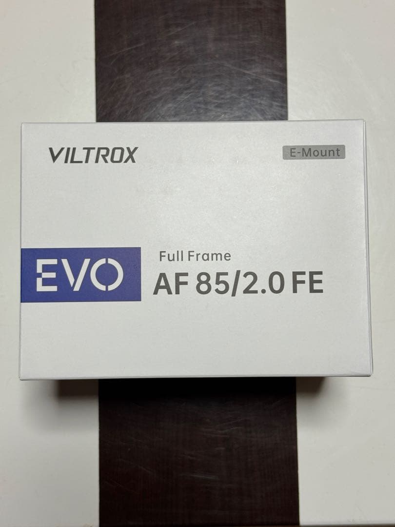 未使用　viltrox 85mm f2.0 FE Eマウント
