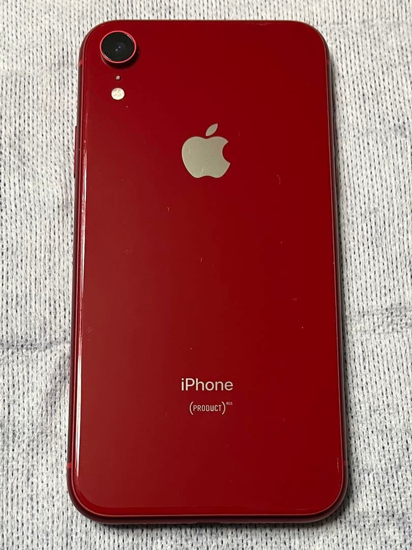 Apple iPhone XR レッド 128GB、本体付属品付き