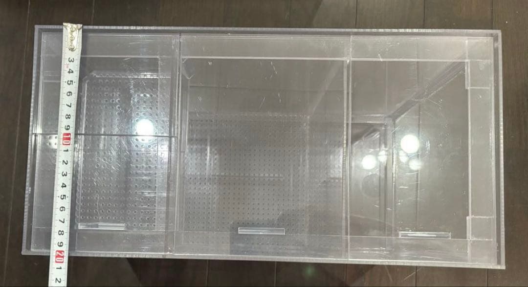 クロミス オーバーフロー水槽60x30x36,アクリル濾過槽,Rioポンプ