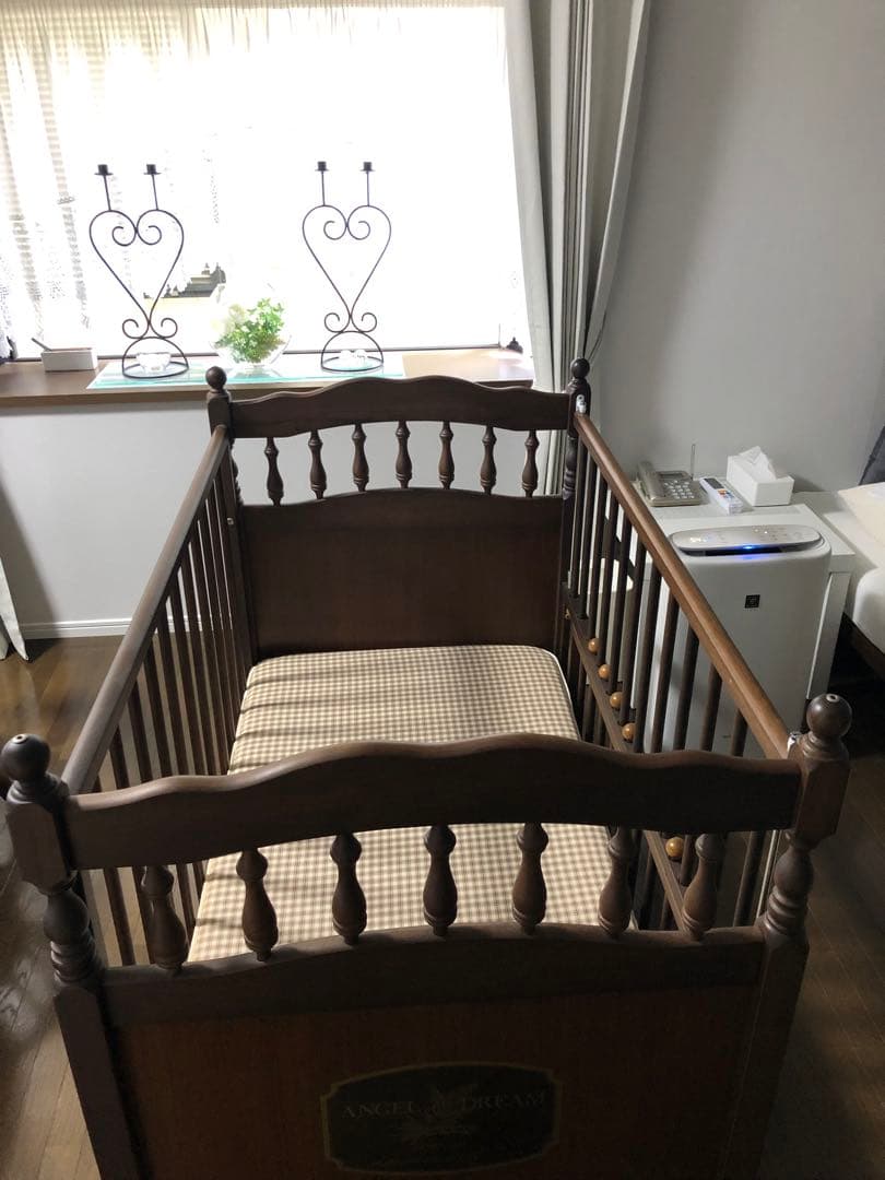 集金兵　　木製ベビーベッド 日本製