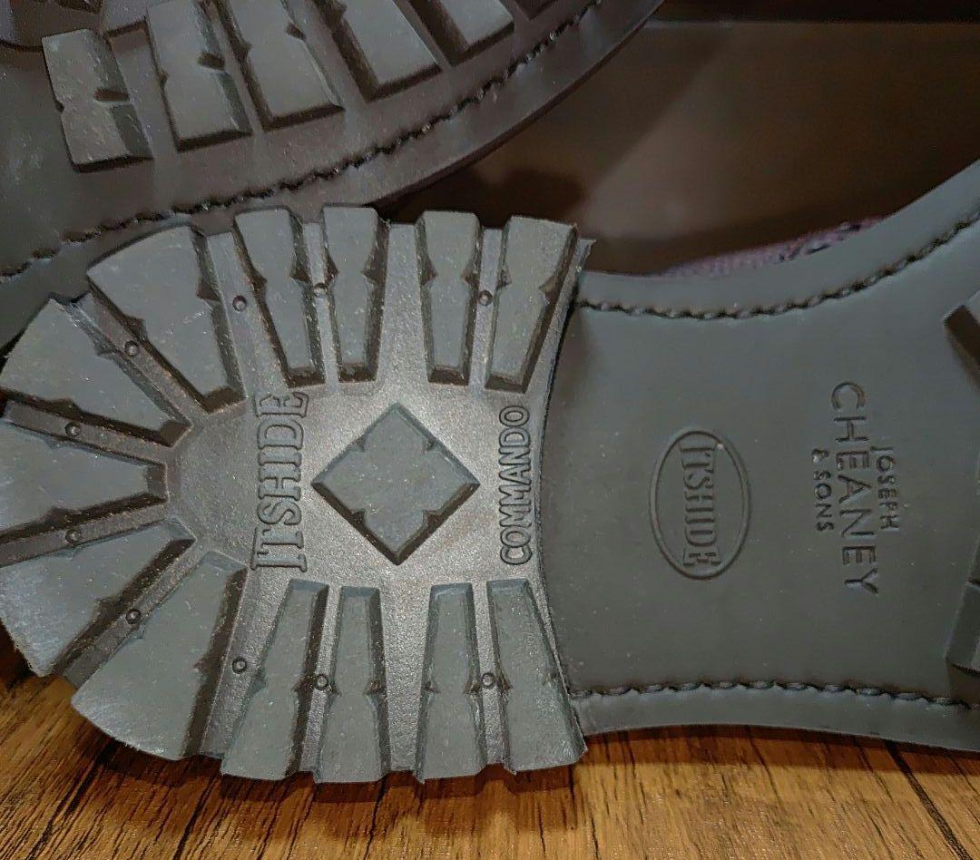 【新品同様】JOSEPHCHEANEY AVONC バーガンディグレイン 8 F