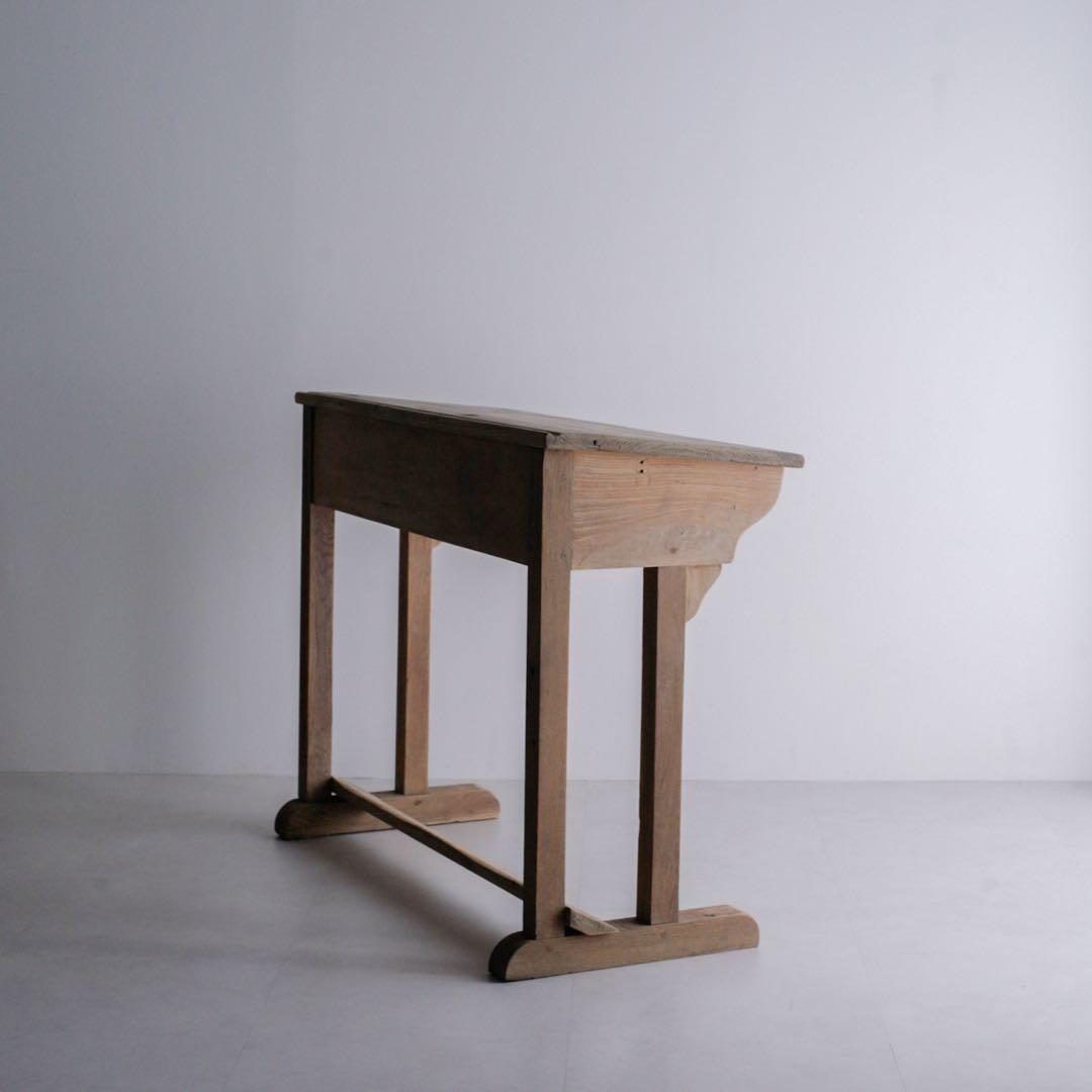 オーク材 フランス アンティークデスク 無垢材 プロカント 古家具