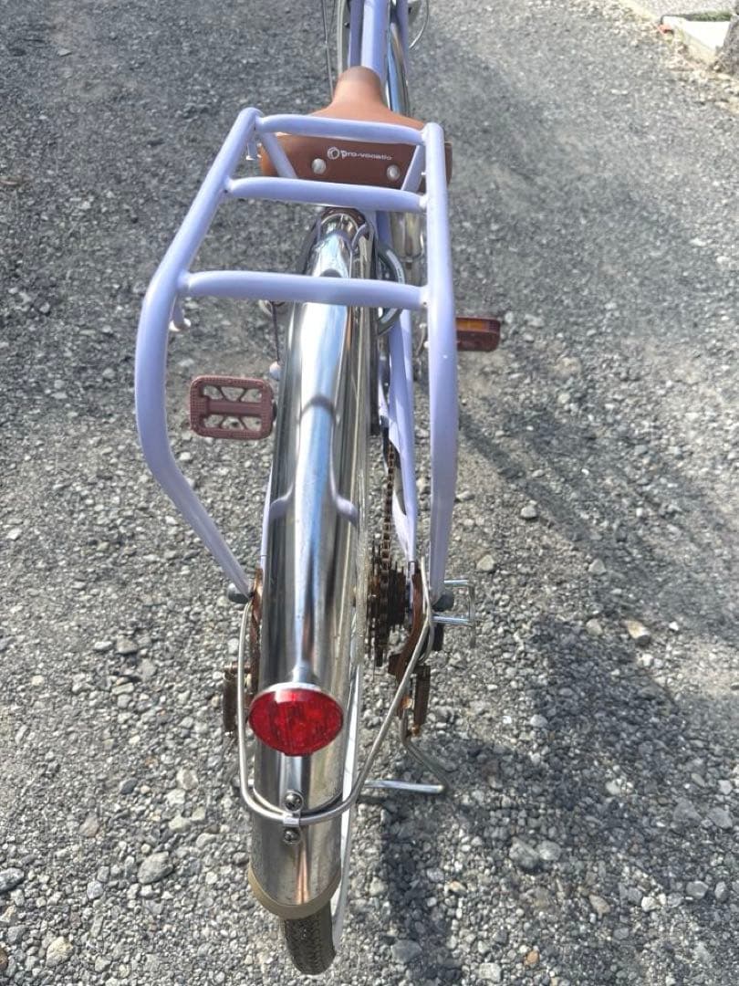 エッセFX 子供用自転車 24インチ　マカロンラベンダー