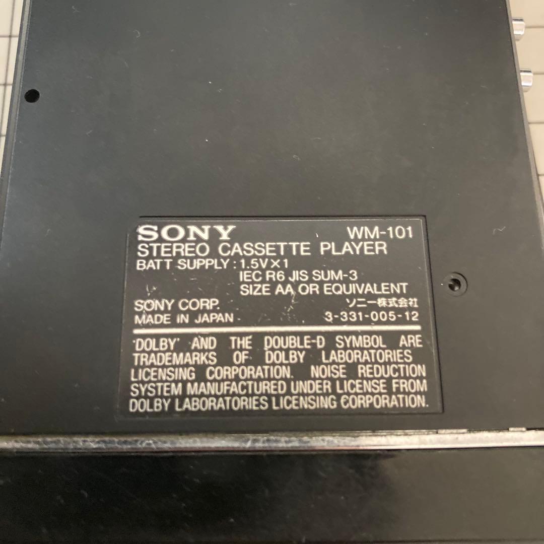 ⭐️SONY wm-101 ジャンク