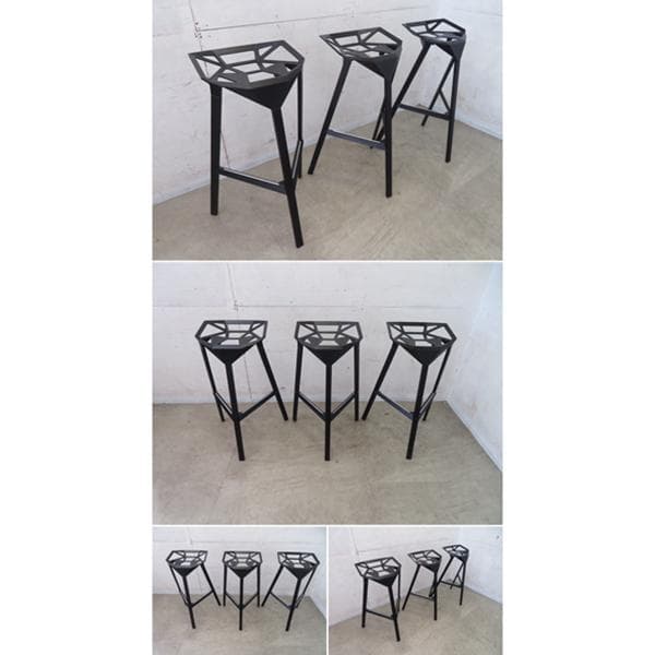 展示品■Magis■マジス スツール ワン■27万■ブラック■3点セット■