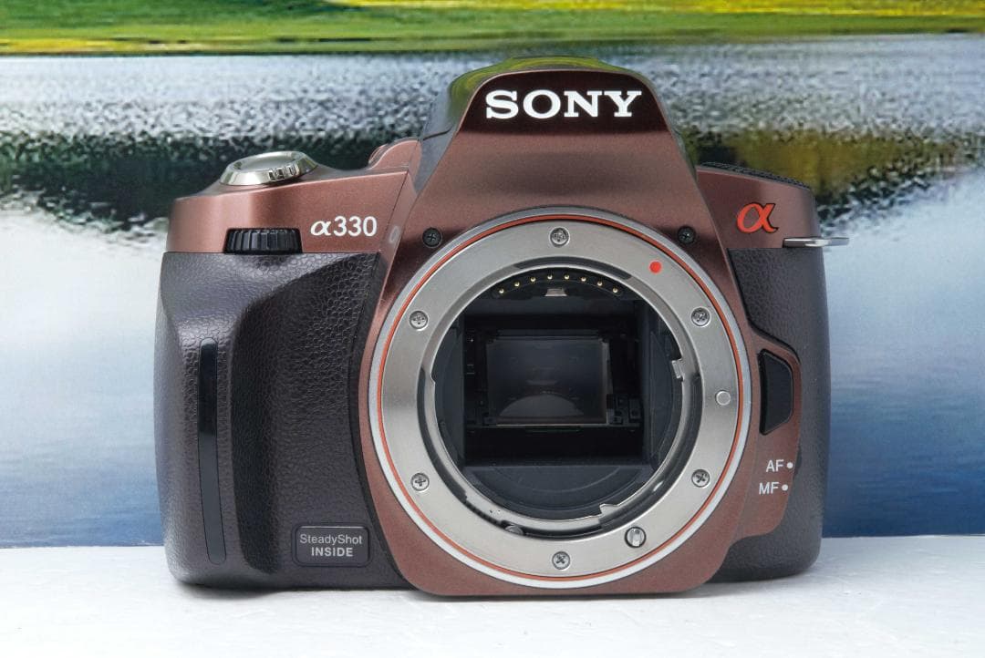 SONY α330 デジタル一眼レフカメラ ブラウン★完動美品★iPhone転送