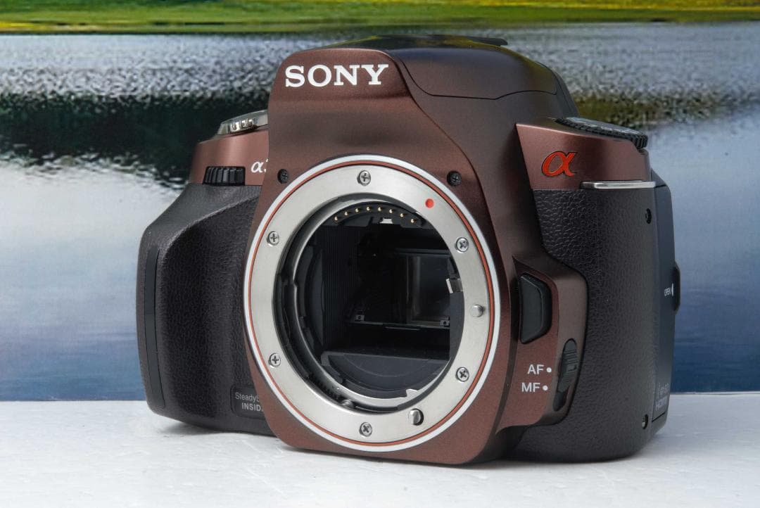 SONY α330 デジタル一眼レフカメラ ブラウン★完動美品★iPhone転送