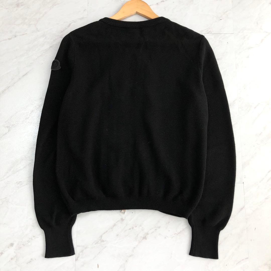 【極美品 近年モデル】 MONCLER カーディガン フリル マグリア ブラック