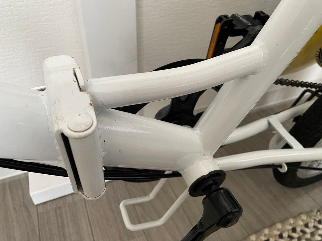 送料込み! 折りたたみ自転車　16インチ　6段ギア 【スケボー搭載可能】DIY