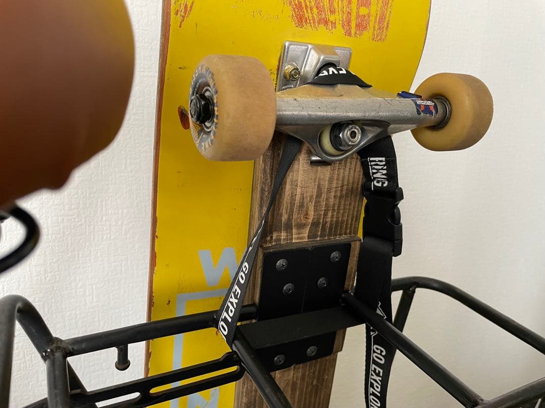 送料込み! 折りたたみ自転車　16インチ　6段ギア 【スケボー搭載可能】DIY