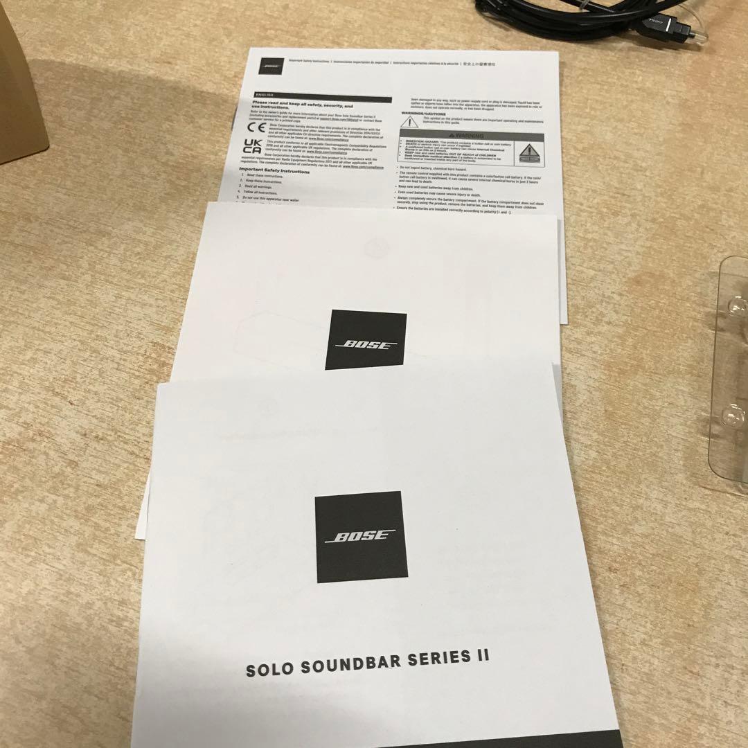 BOSE SOLO SOUNDBAR II ソロサウンドバー2