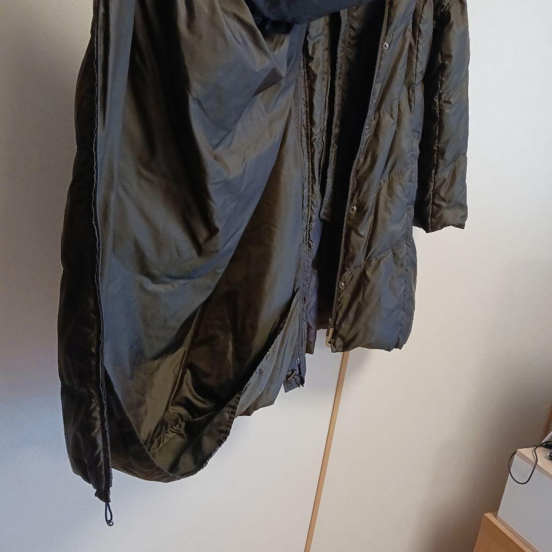 【ガーゼ2枚付き】美品ダウン ママコート マタニティコート ダッカー付♪伊勢丹