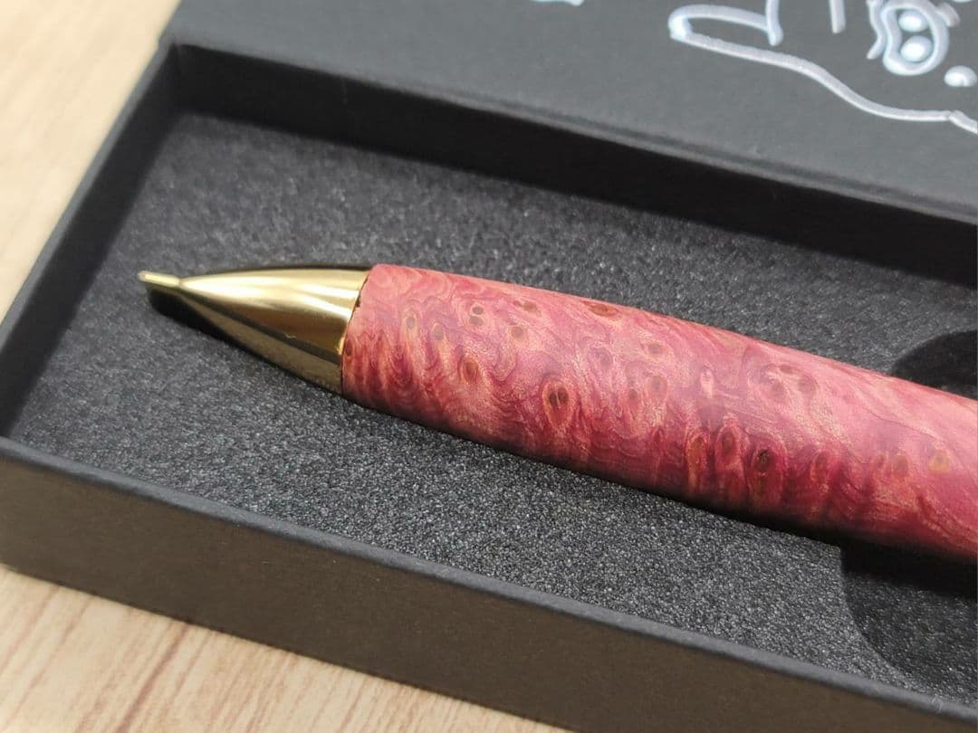 新品　こぶた工房　タクサスフロリニーバール　極上杢　シャープペンシル0.5