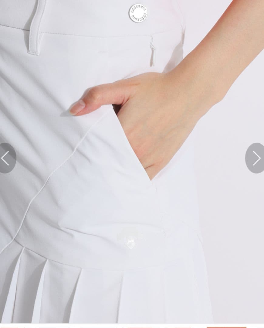 2023AW新作デサントゴルフスカート