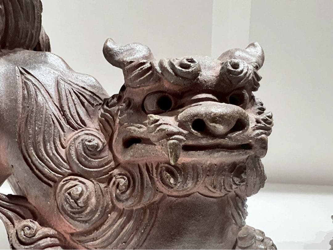 シーサー 陶器製 手造り 置物 狛犬 魔除け 厄除け