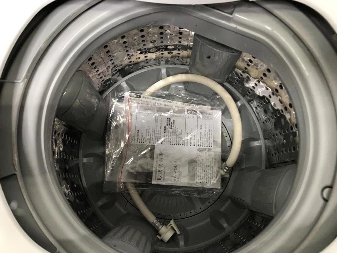 東芝 AW-45M7 2019年 ステンレス槽　パワフル洗浄 73019-1-