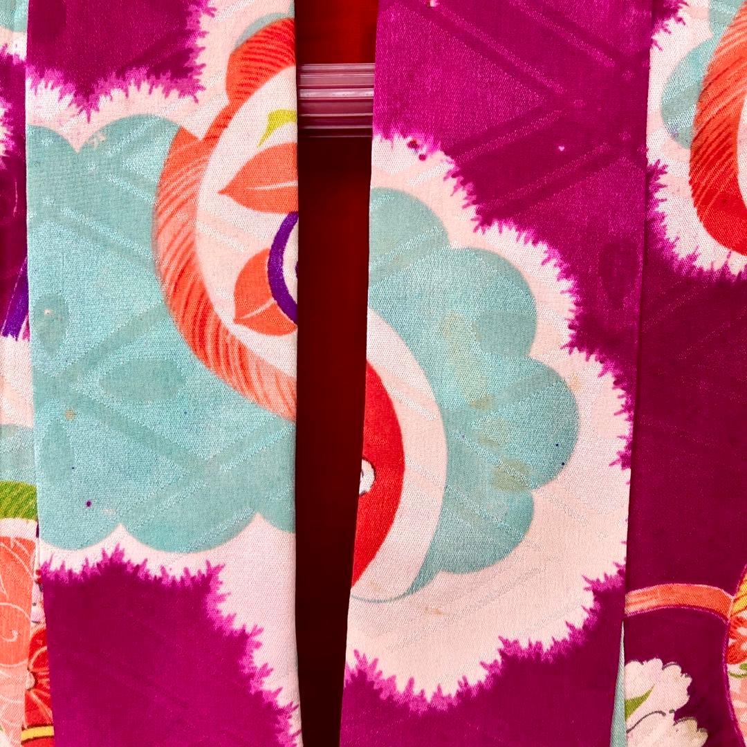 アンティーク　女の子　子供着物　アンティーク着物　ジュニア　袴にも　NO2