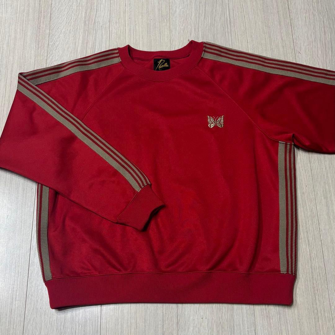 【美品】Needles ニードルズ　トラックシャツ　バタフライ刺繍