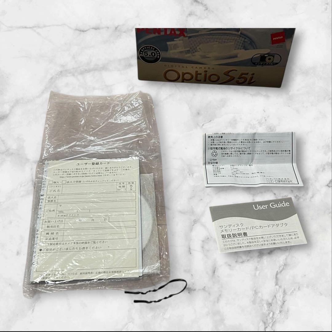 PENTAX Optio S5i インディゴブルー