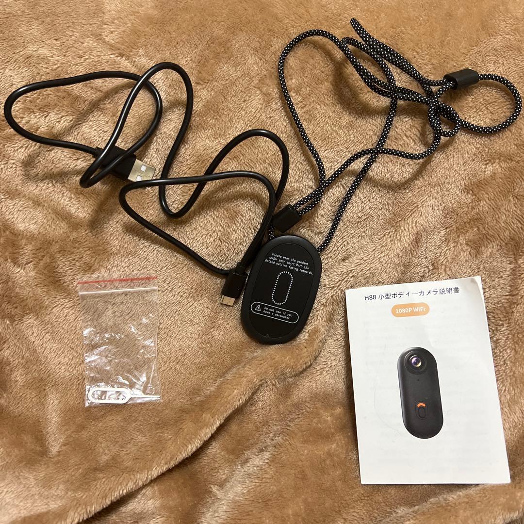 （値下げ可）1080p ビデオカメラ 本体 ウェアラブルカメラ アクションカメラ
