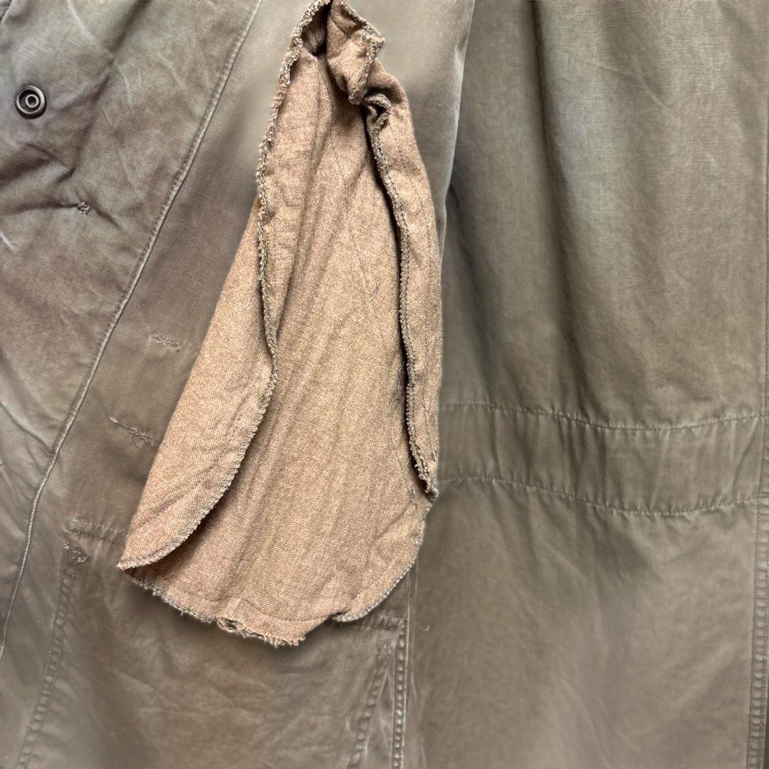 【希少】US.ARMY 40s M47 アルミジップ モッズコート S