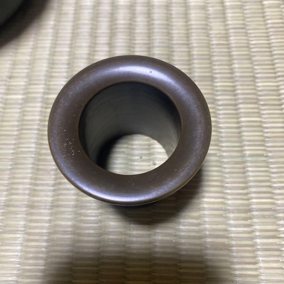 茶道具　唐銅　皆具