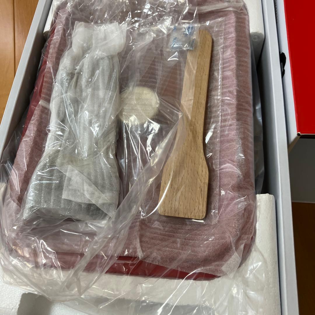 ブルーノ　コンパクトホットプレート　レッド