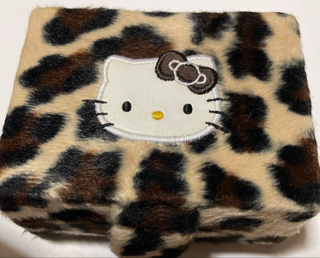 ハローキティアクセサリーケース☆ヒョウガラ☆2001年製