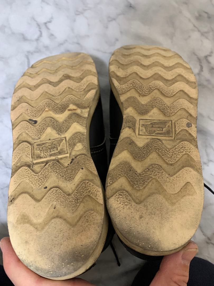 90s【REDWING】アイリッシュセッター 犬タグ 8179 25.5cm 黒