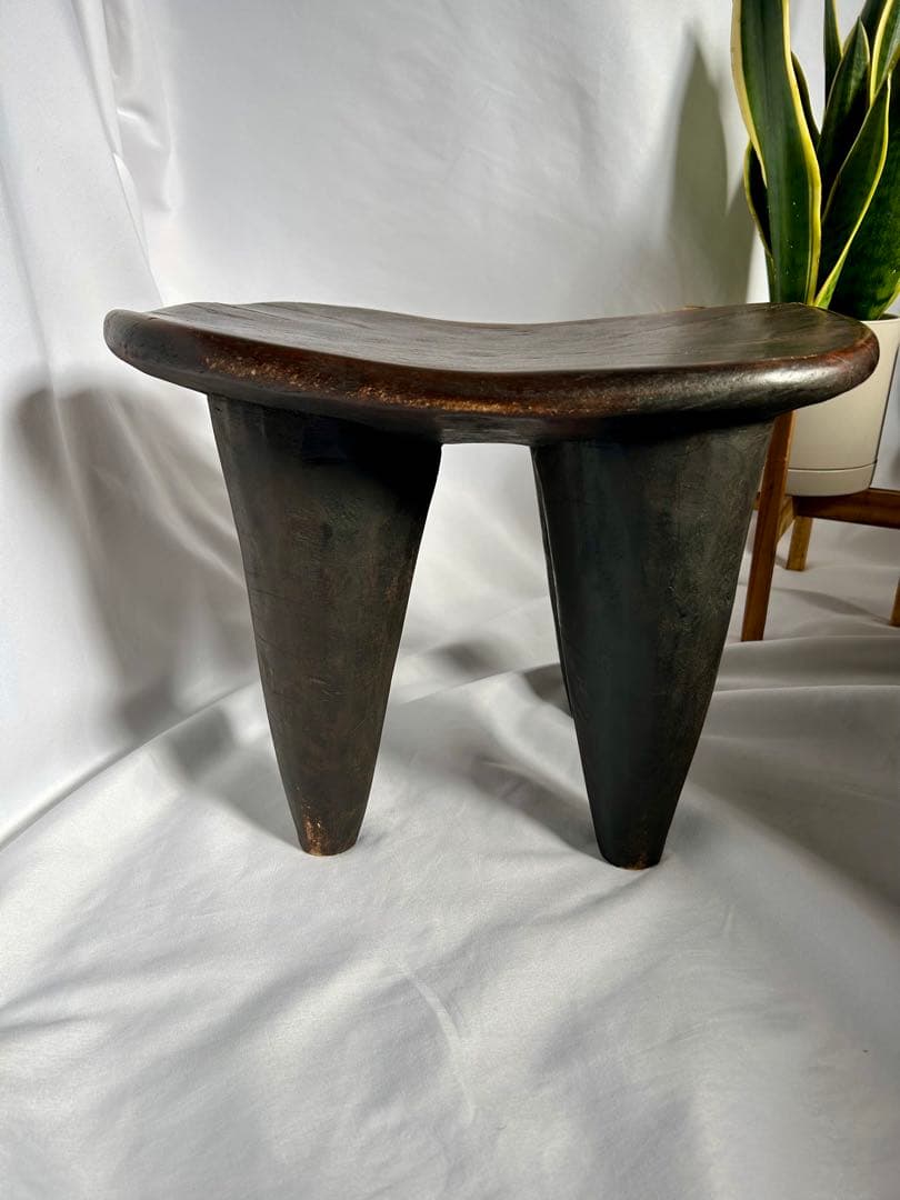 【24時間限定値下げ】アフリカ家具　セヌフォ族　スツール