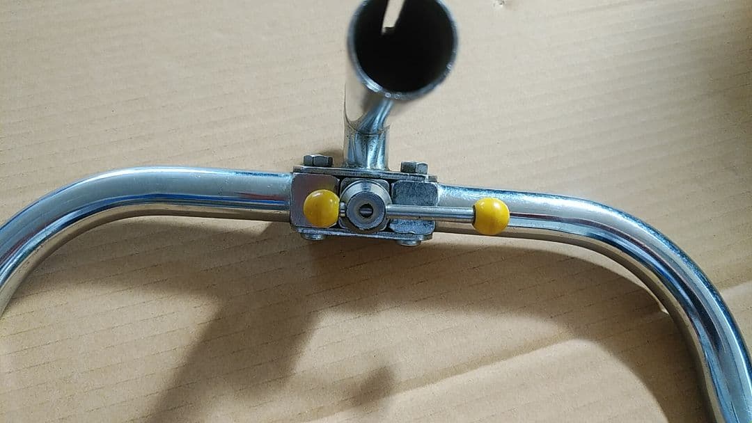 最終値引き。昭和レトロ　当時物丸石サイクル折りたたみハンドル？