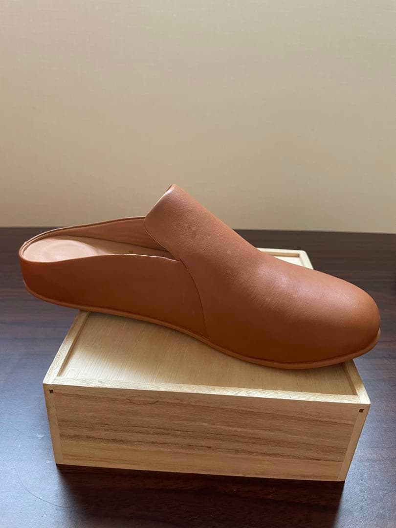 ぺ*け様 【新品未使用】fitflop サボ　レザー　ブラウン　US6 23cm