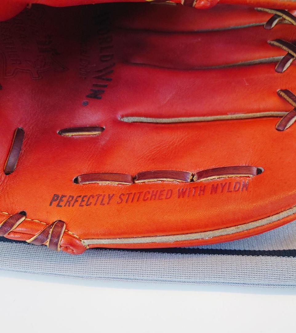 ミズノ ワールドウィン 硬式グローブ 信義作 東尾修モデル 1986年 極美品