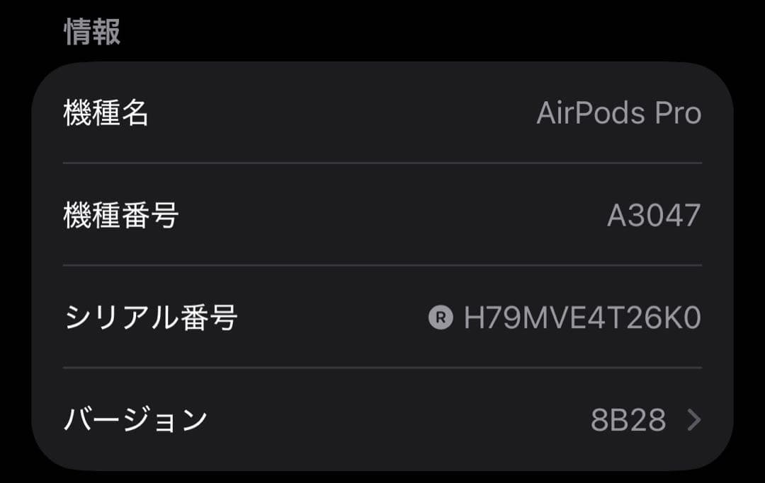 Apple AirPods Pro 第2世代 USB-C 両耳 [63]