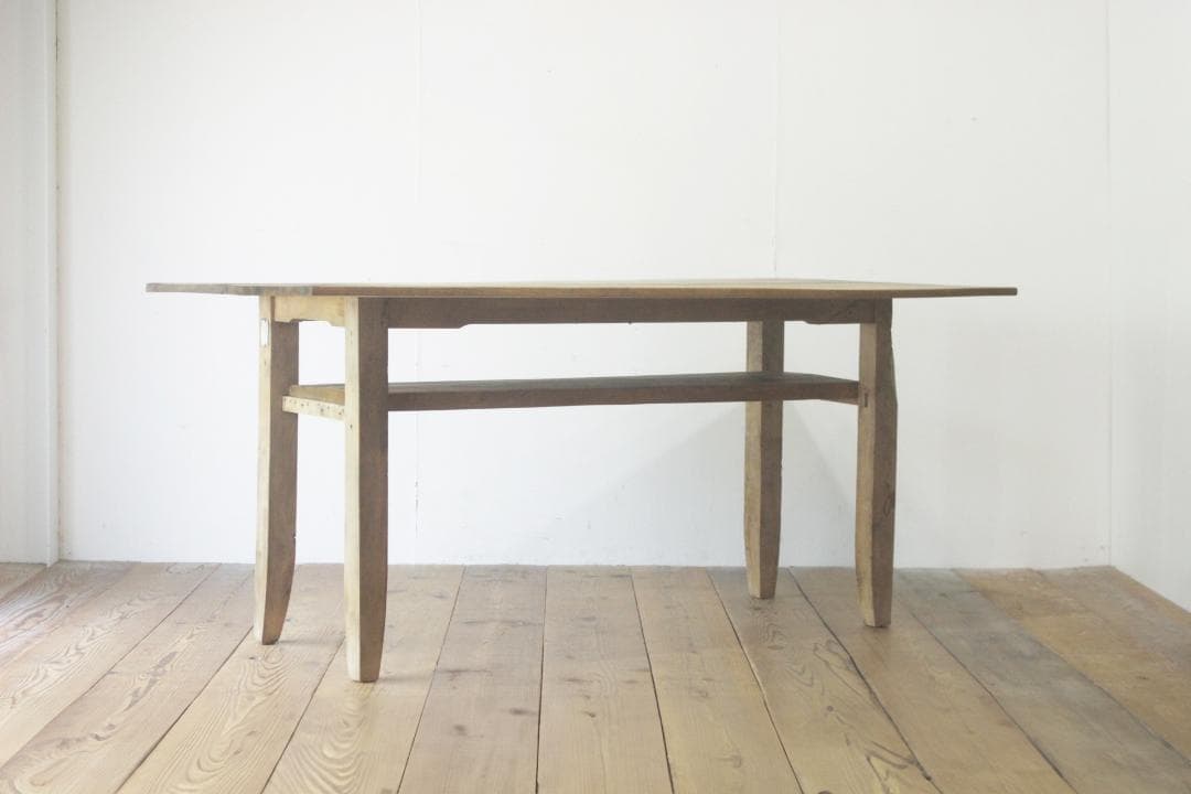 ヴィンテージ ダイニングテーブル 作業台 長机 無垢材 展示台 飾り台