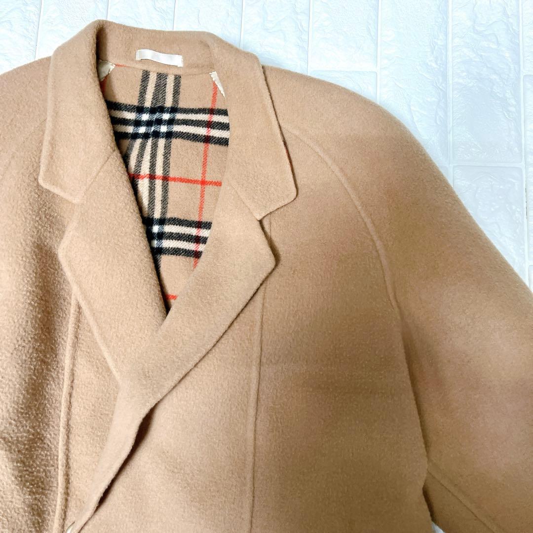 希少 BURBERRY バーバリー オールド ダブルフェイス コート チェック