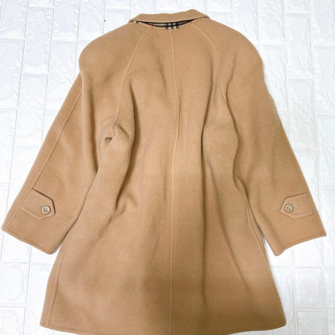 希少 BURBERRY バーバリー オールド ダブルフェイス コート チェック