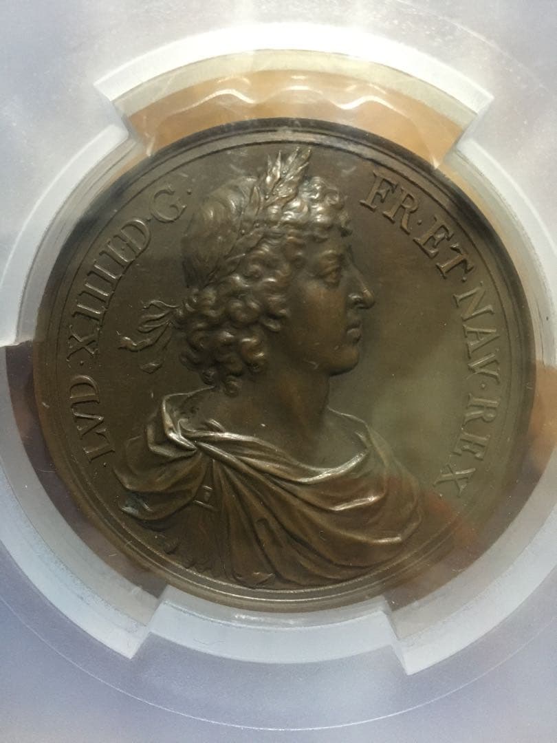 ルイ14世　銅メダル　PCGS-SP64