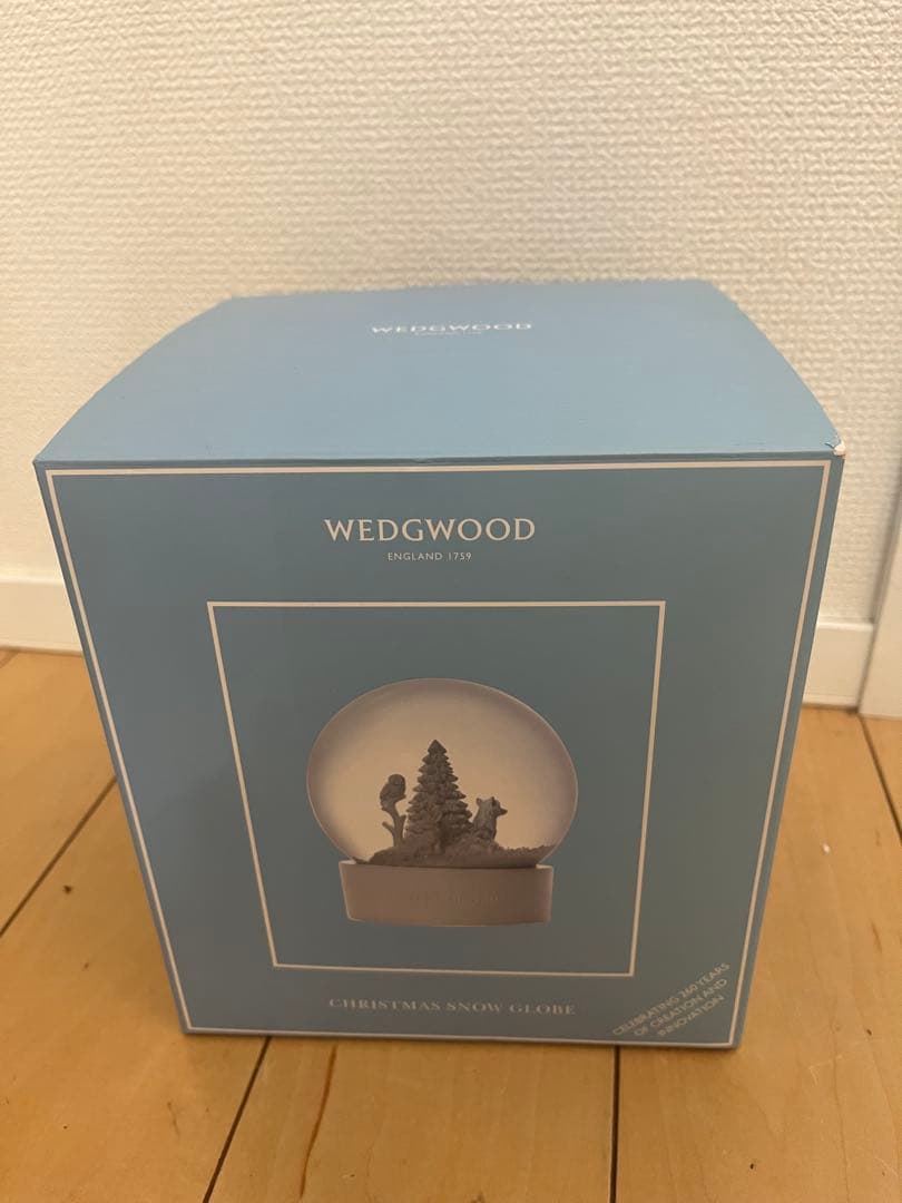 【新品】 ウエッジウッド 2019 クリスマス スノーグローブ
