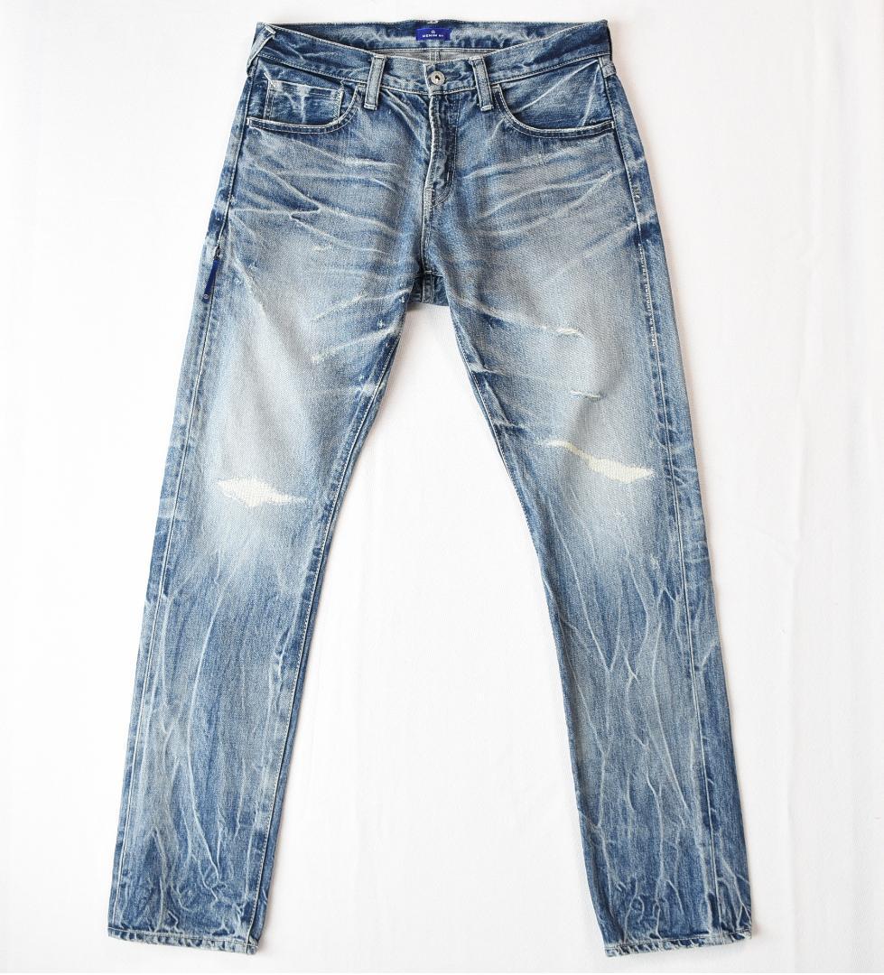 DENIM BY VANQUISH & FRAGMENT リペア加工デニムパンツ