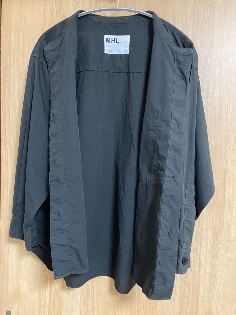 エムエイチエル　MHL. WA-SHI COTTON POPLIN SHIRT