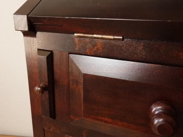 民芸家具　ライティングビューロー　再塗装済　ＵＳＥＤ